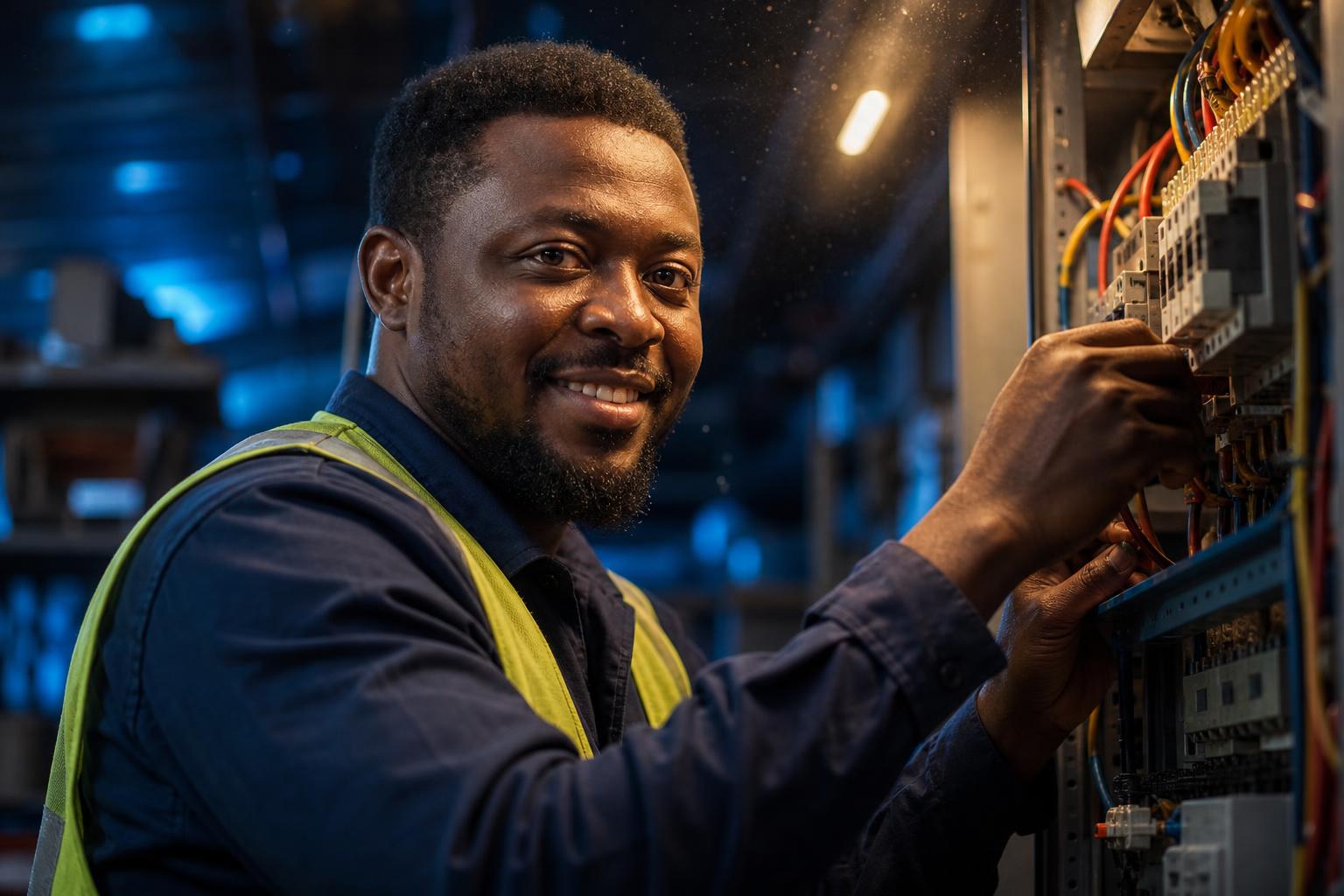 Electrical work by SkyScrappers